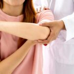 Patient receiving professional physio care