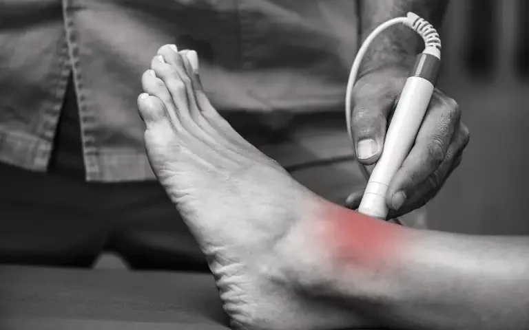 physio session of male patient