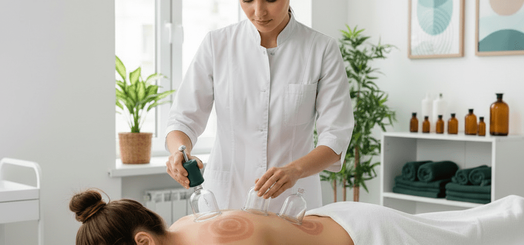 Dry cupping therapy