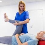 Physiotherapy session