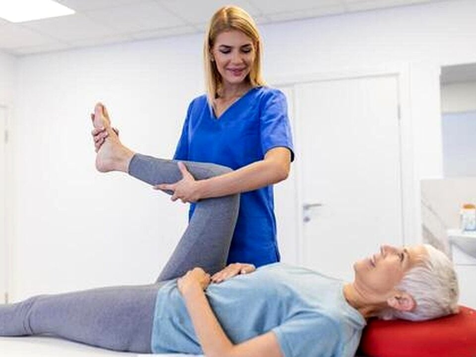 Physiotherapy session